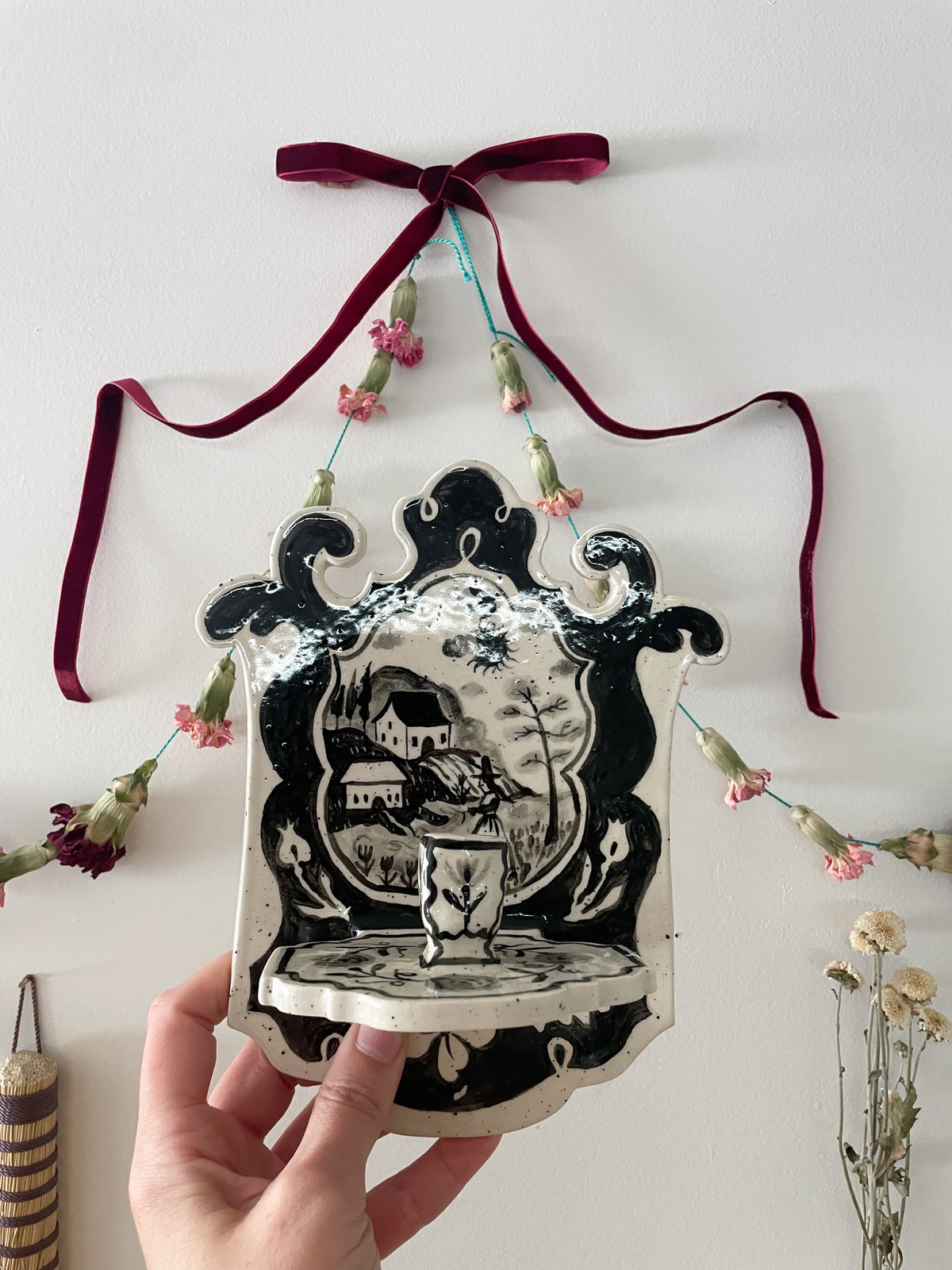 Decorative wall sconce~ landscape