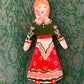 Folk lady ornament