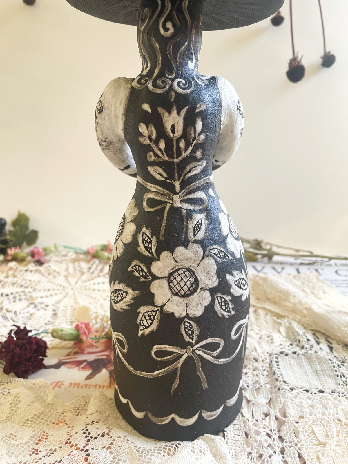 Black magic witch candelabra