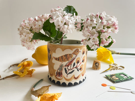 Pin cushion tumbler