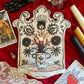 Decorative wall sconce~ folk floral *seconds