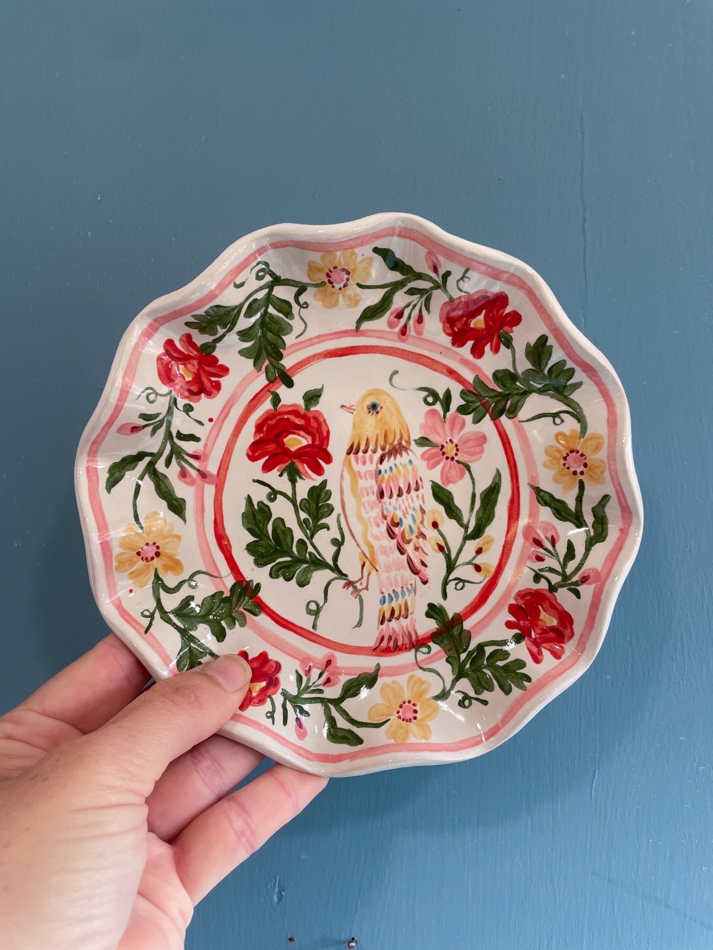 Fluted small plate