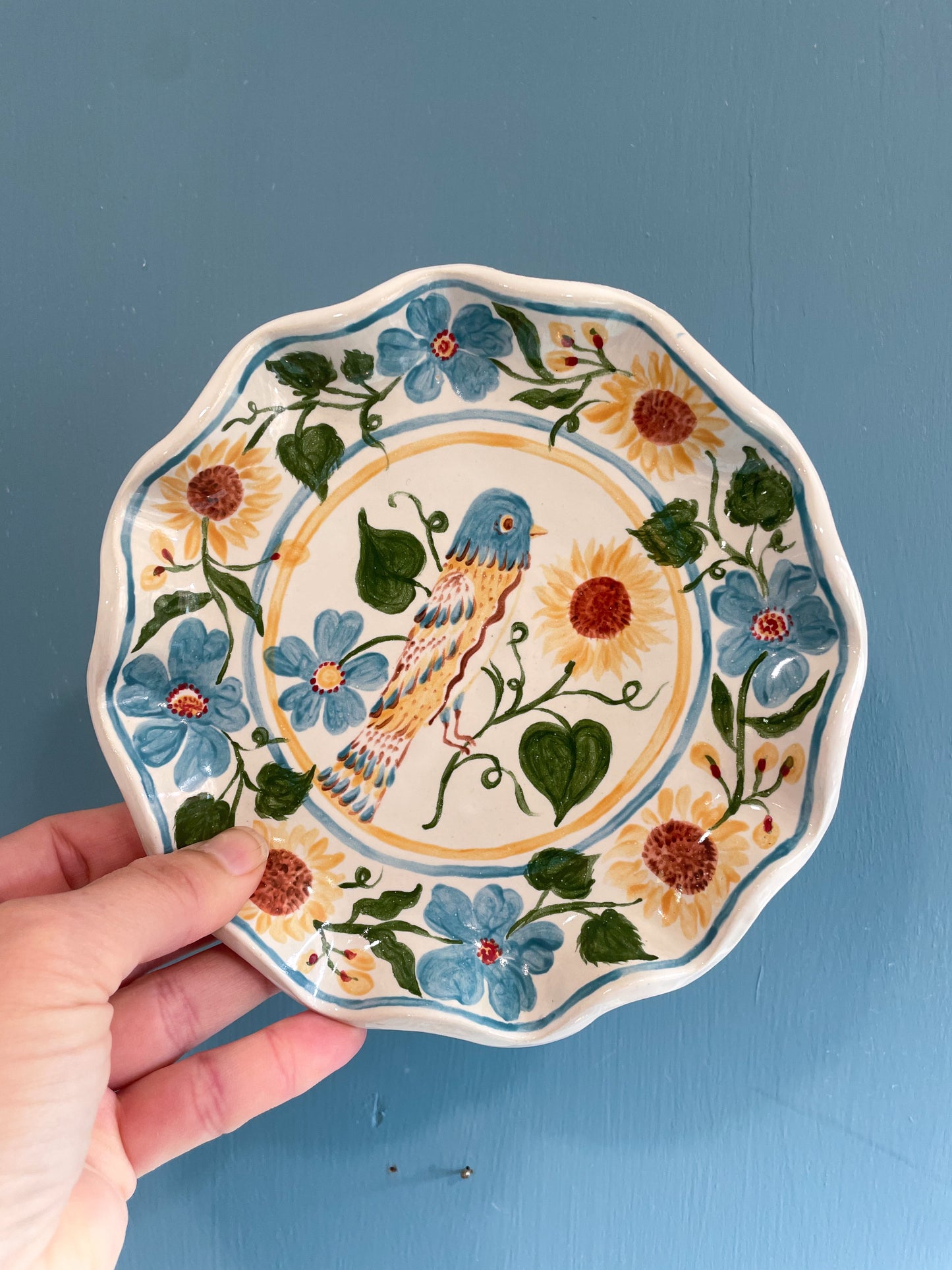 Fluted small plate
