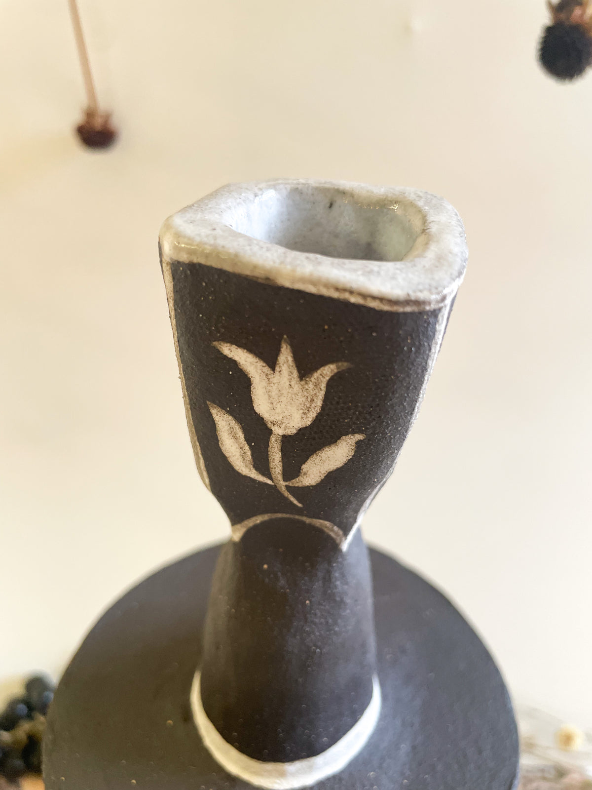 Black magic witch candelabra