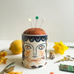 Pin cushion tumbler