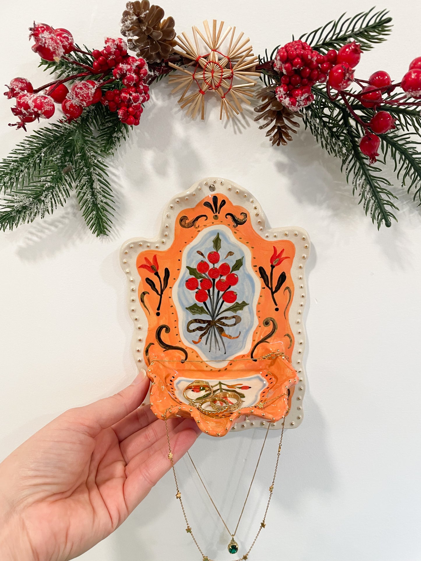 Holly Wall pocket w/22k gold