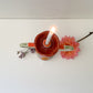 *seconds*Ceramic Candelabra Folk Lady