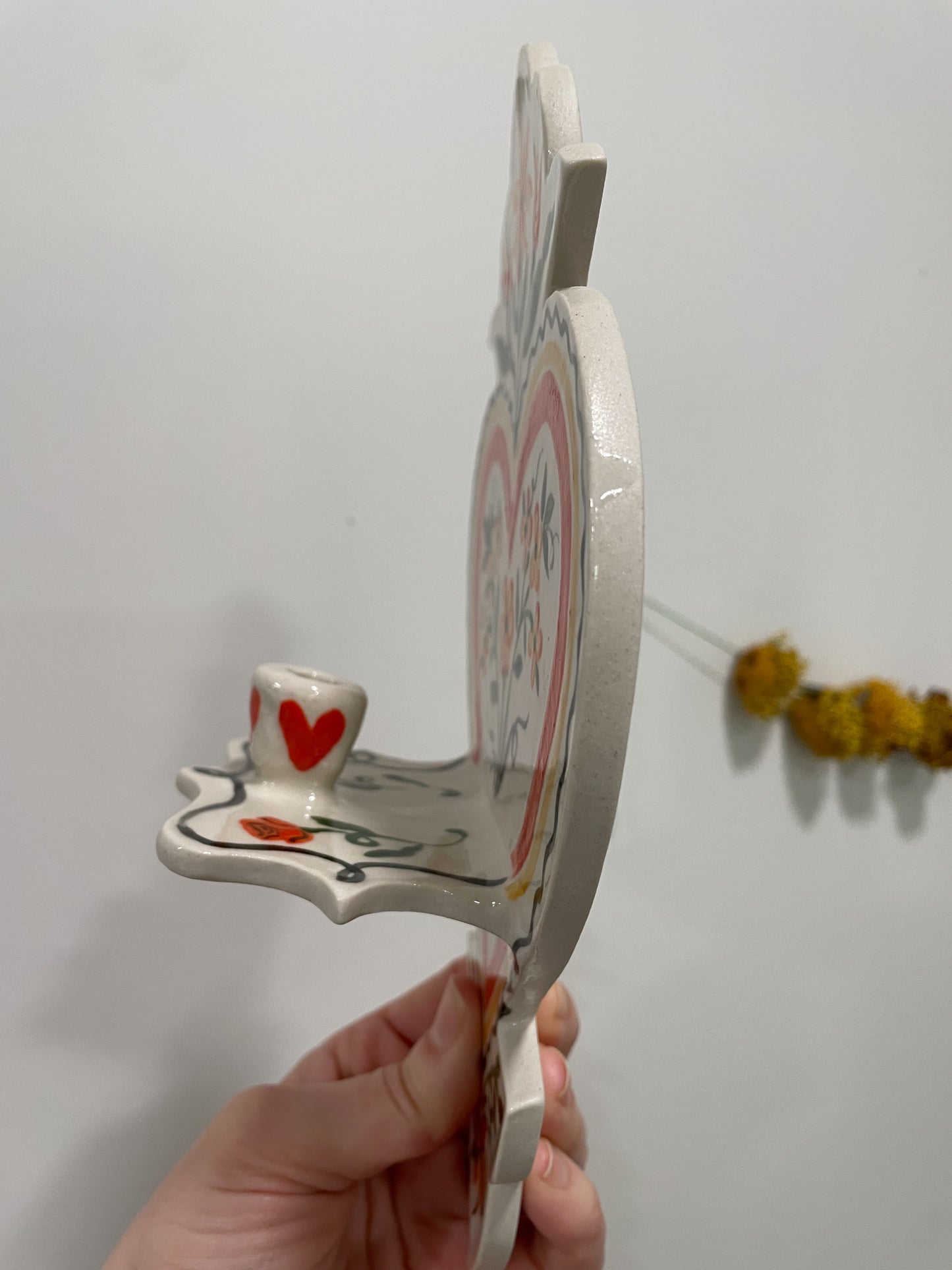 Folk Heart Wall Sconce