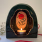 Glowing rose wall shrine