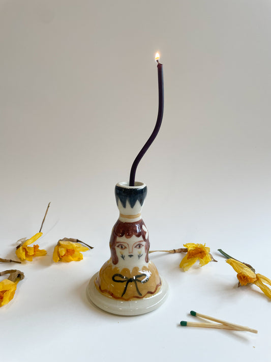 Folk people candlestick *seconds