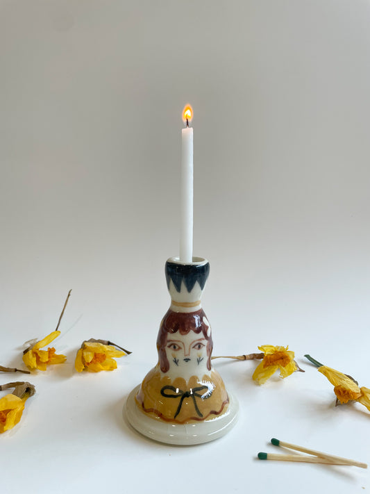 Folk people candlestick *seconds