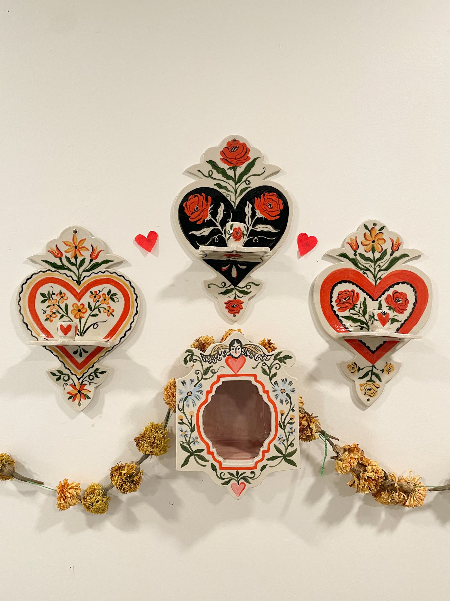 Folk Heart Wall Sconce