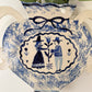 Delft blue wall vase