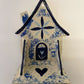 Folk cottage shelf~blue