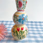 Folk People Vase~majolica