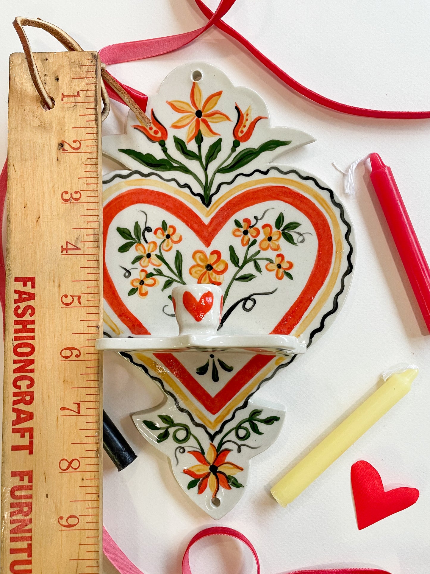 Folk Heart Wall Sconce