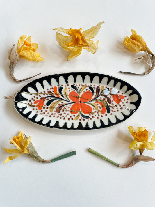 Folk trinket dish *seconds