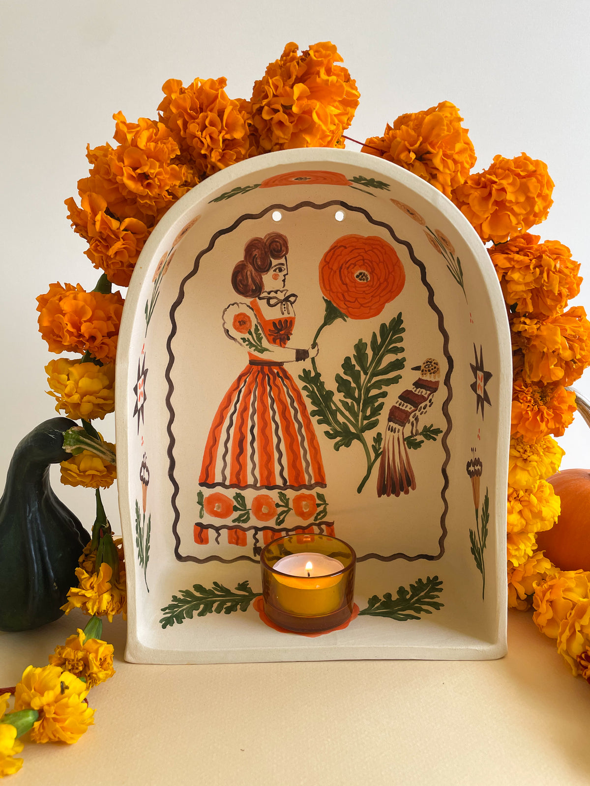 Folk Shrine Shelf