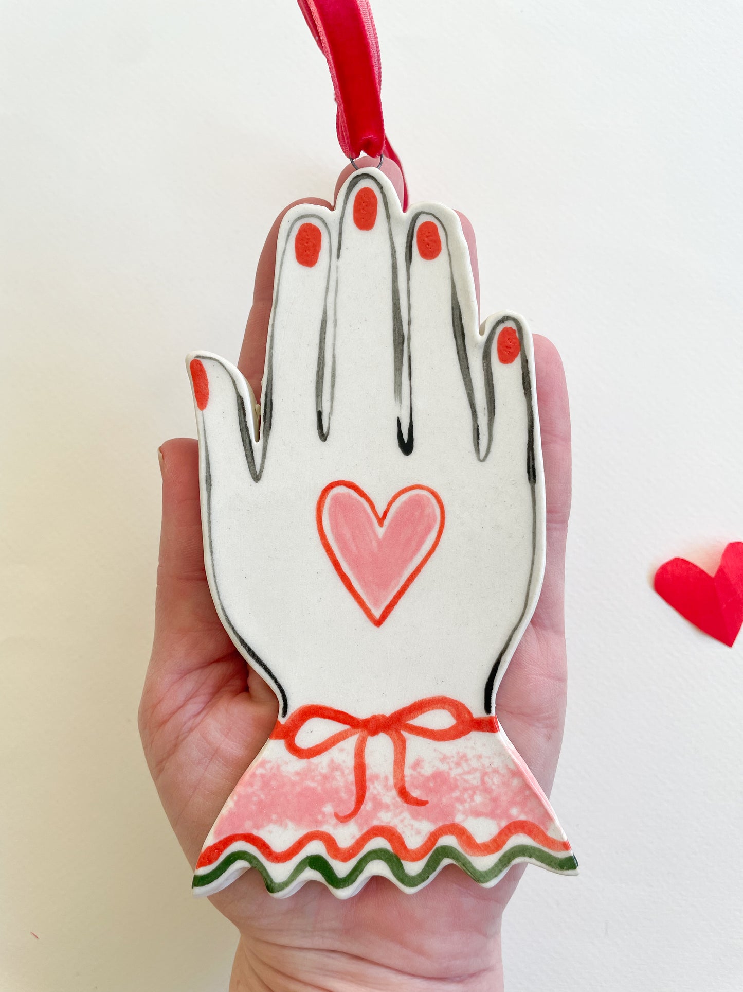 Victorian hand ornament