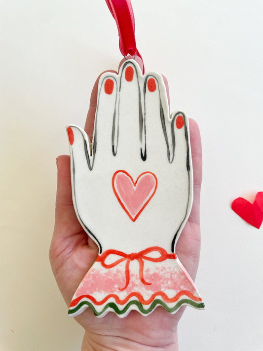 Victorian hand ornament