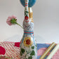 Witch tea light sculpture ~majolica