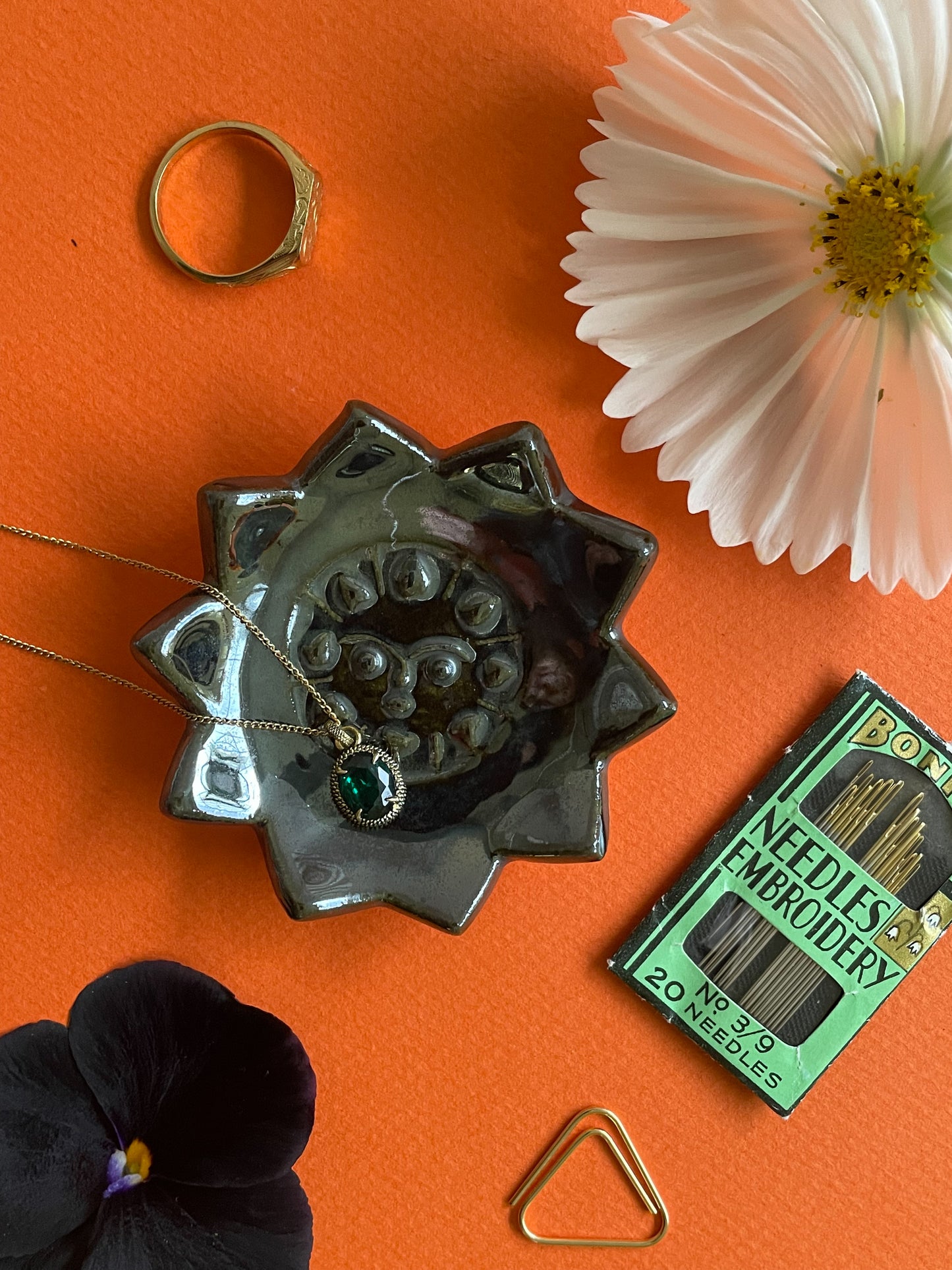 Black Sun trinket dish