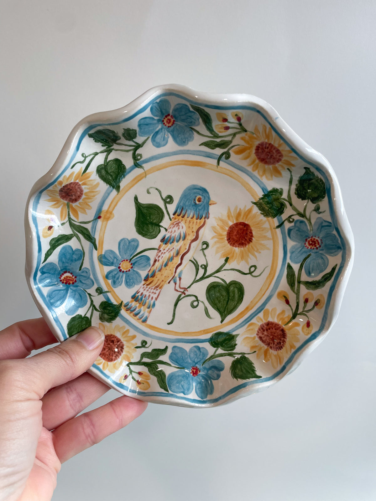 Fluted small plate