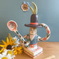 Folk People vase sculpture