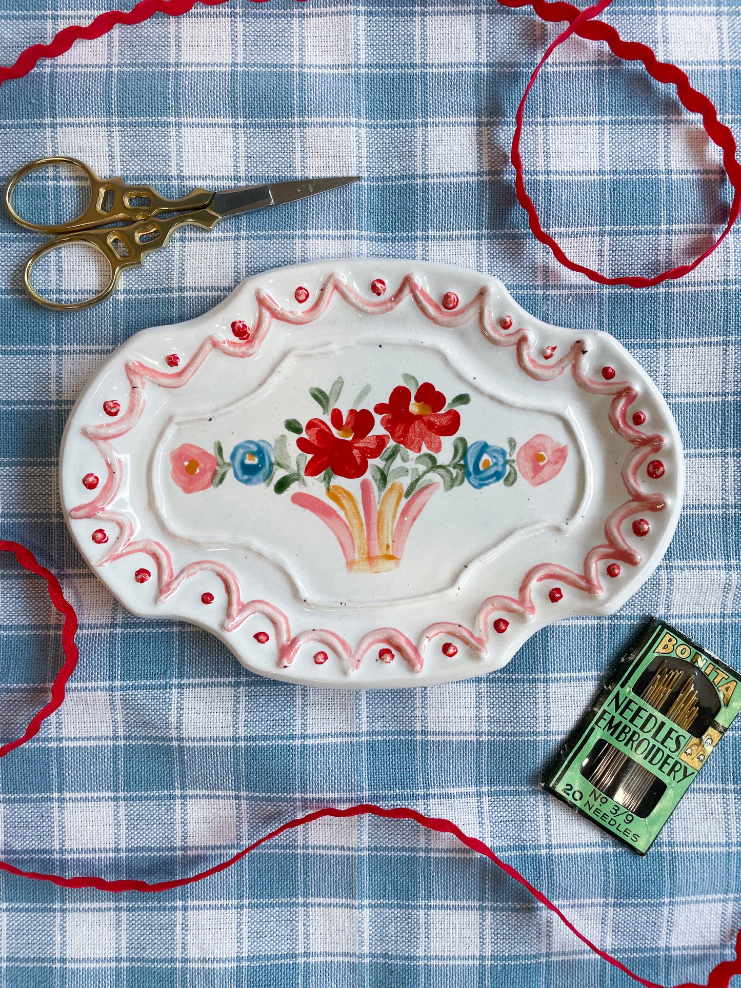 Folk Vase Dish*seconds