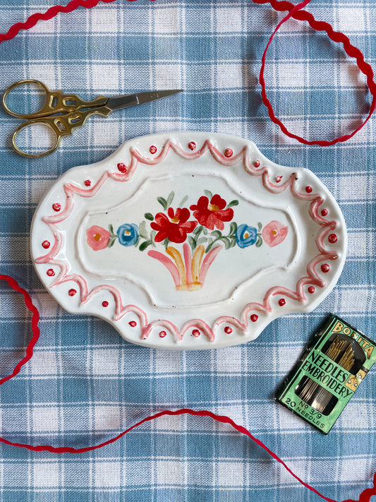 Folk Vase Dish*seconds