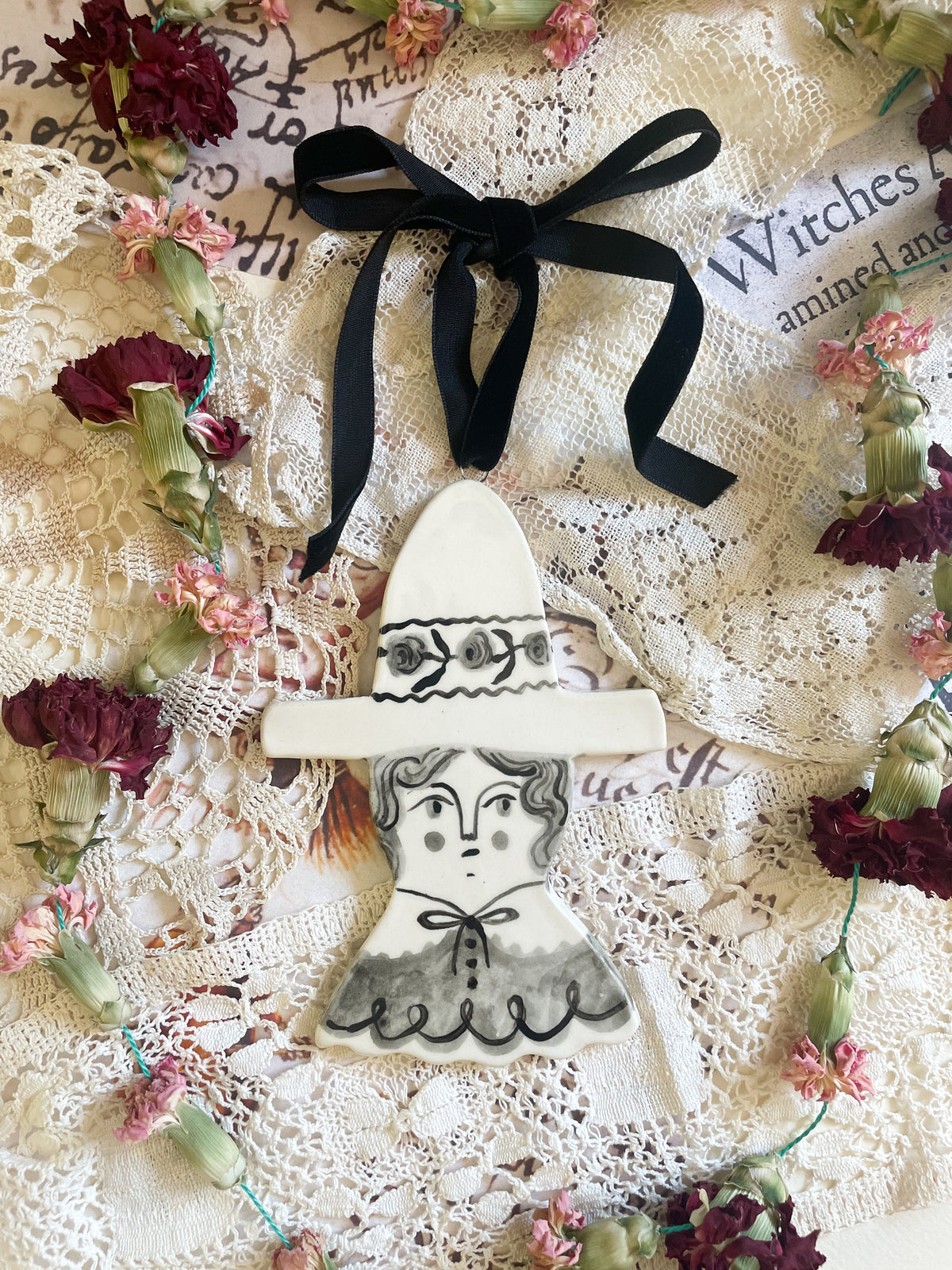 Witch ornament