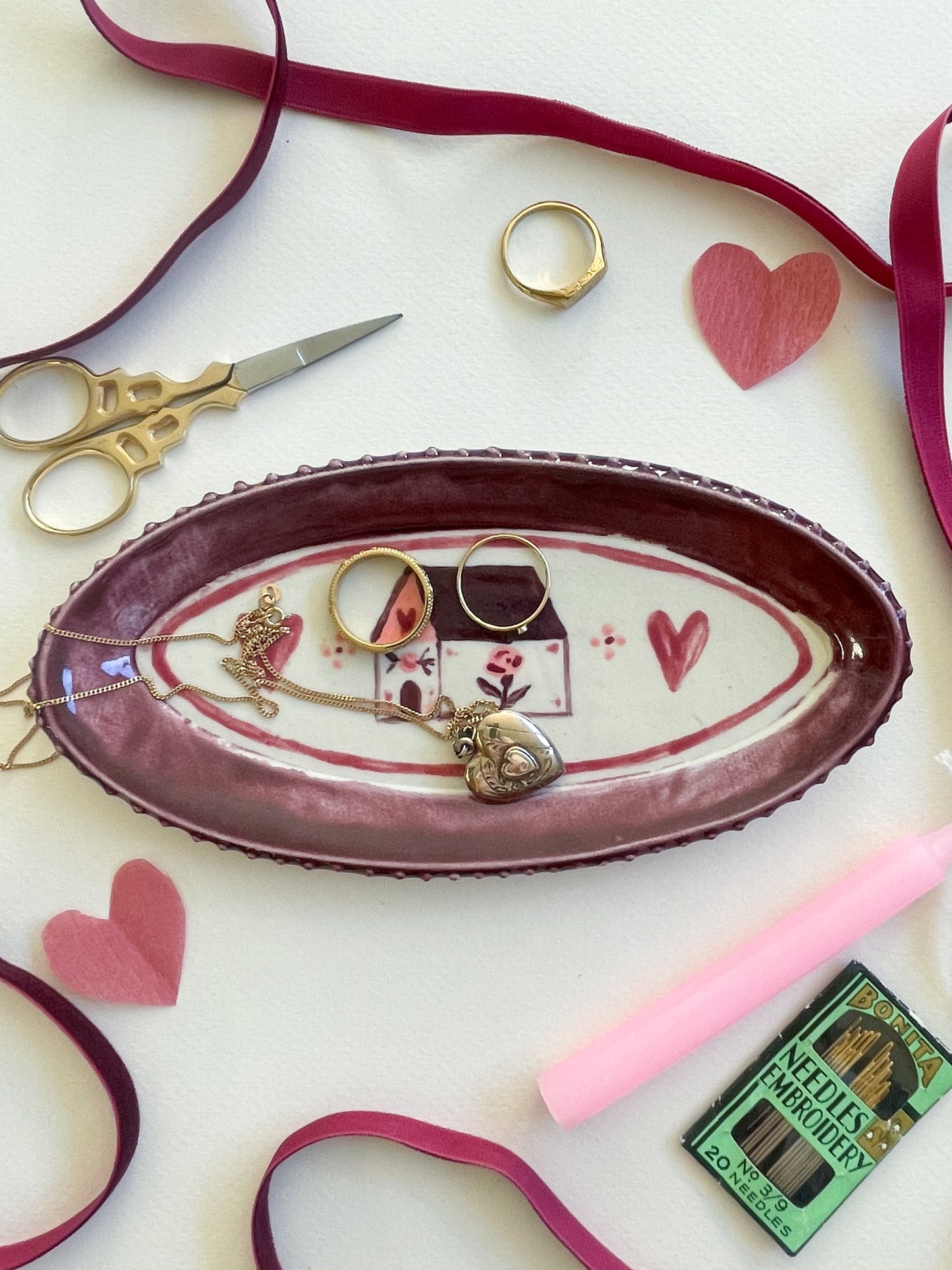 Cottage trinket  dish