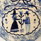 Delft blue wall vase
