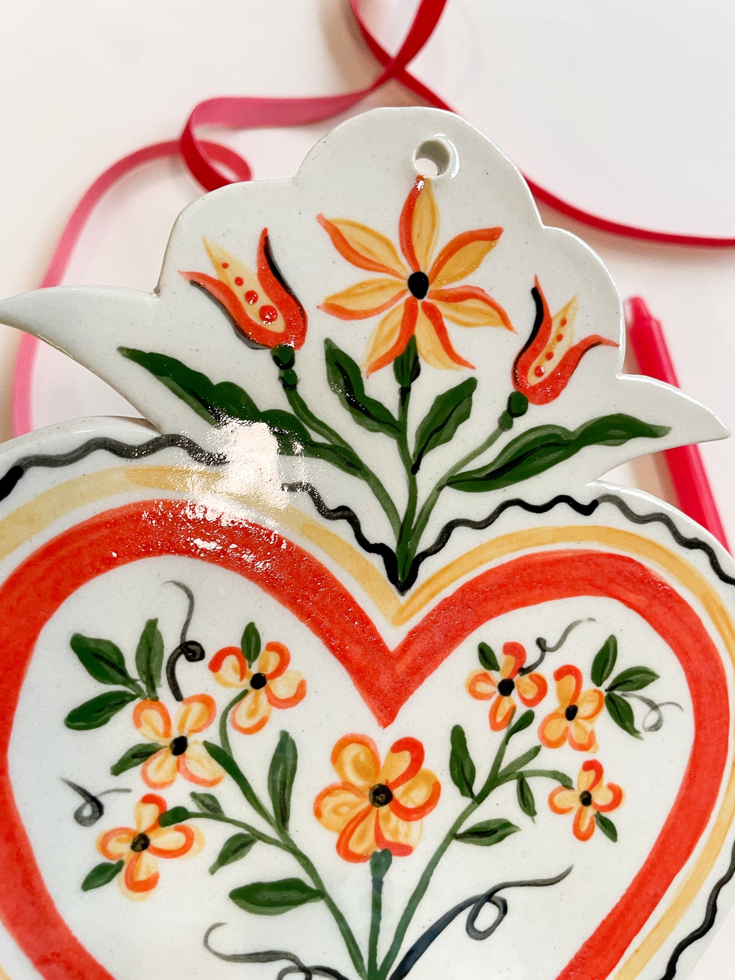 Folk Heart Wall Sconce