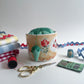 Pincushion people~majolica