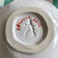 Scalloped small folk plate