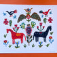 Horse Gathering Art Print