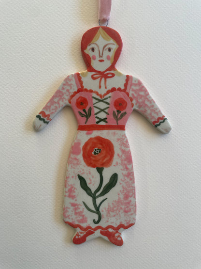 Babushka ornament/ Wall hanging