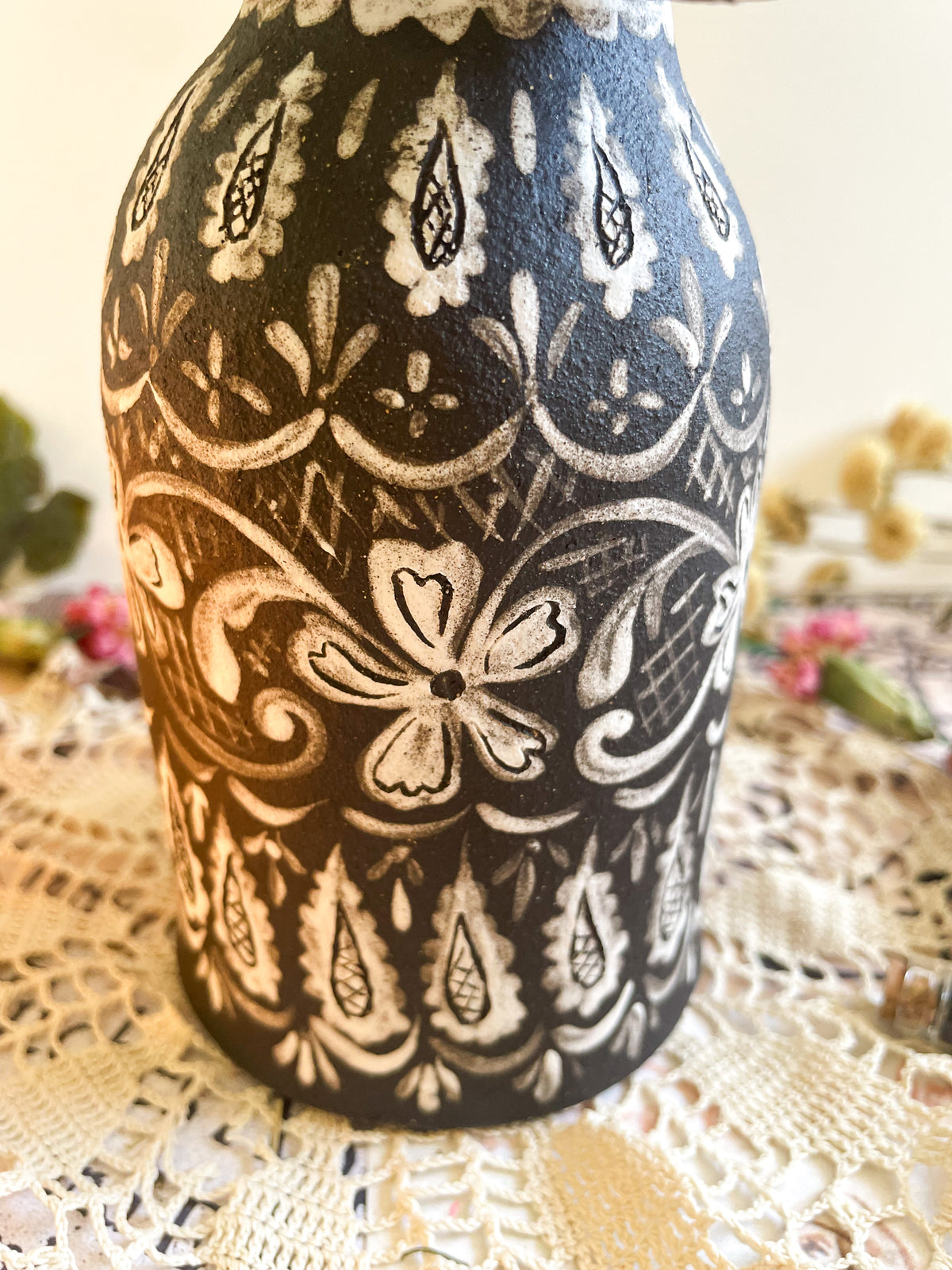 Black magic witch candelabra