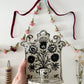 Decorative wall sconce~ folk floral *seconds