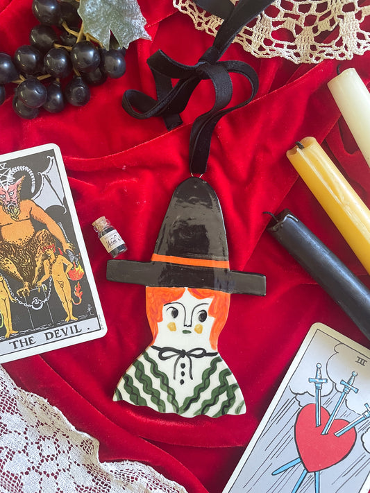 Witch ornament