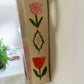 Folk rose wall vase