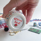 Pincushion mini cup~majolica