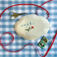 Folk Vase Dish with handle*seconds