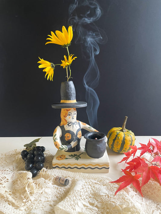 Witch vase pedestal** seconds