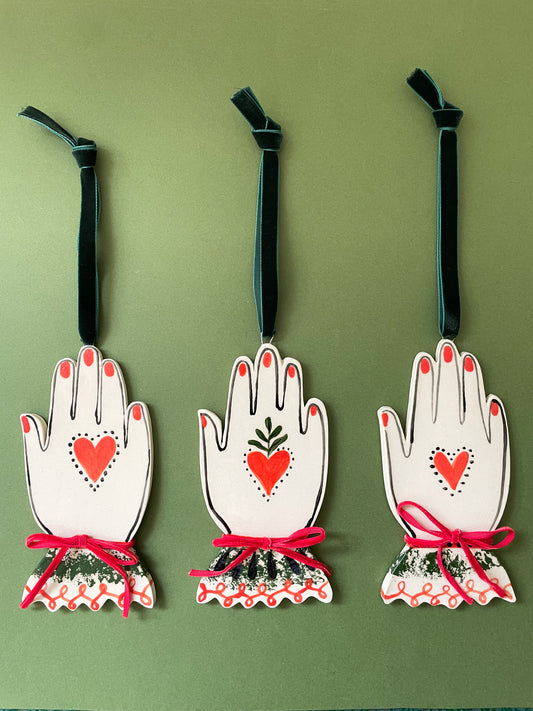 Victorian hand ornament