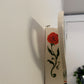 Folk scene wall & table vase
