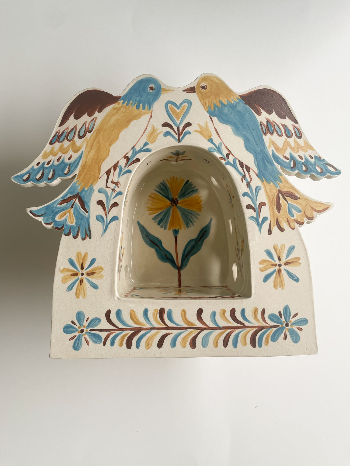 Folk Bird Wall Altar