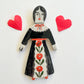 Folk lady ornament