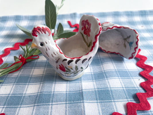 Chicken salt/toothpick holder